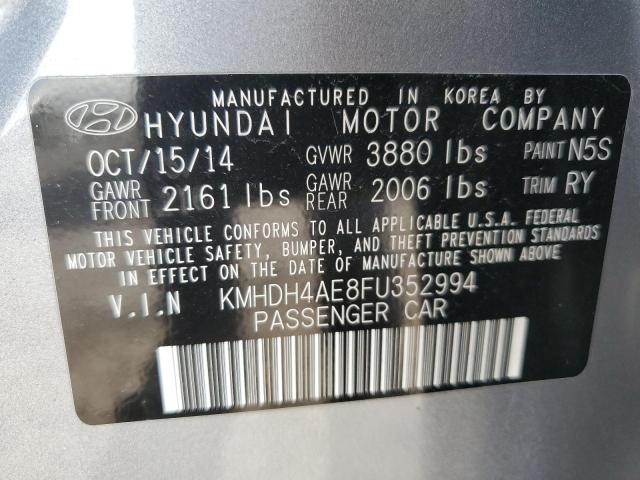 Photo 11 VIN: KMHDH4AE8FU352994 - HYUNDAI ELANTRA SE 