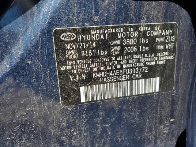 Photo 11 VIN: KMHDH4AE8FU393772 - HYUNDAI ELANTRA 