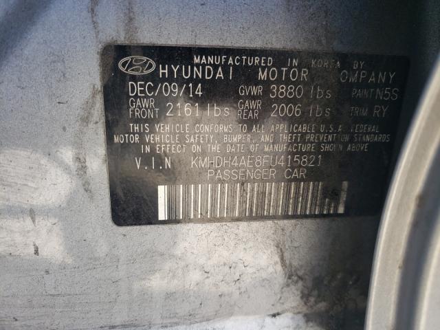 Photo 9 VIN: KMHDH4AE8FU415821 - HYUNDAI ELANTRA SE 