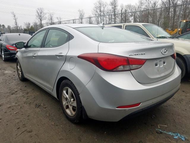 Photo 2 VIN: KMHDH4AE8FU438242 - HYUNDAI ELANTRA SE 