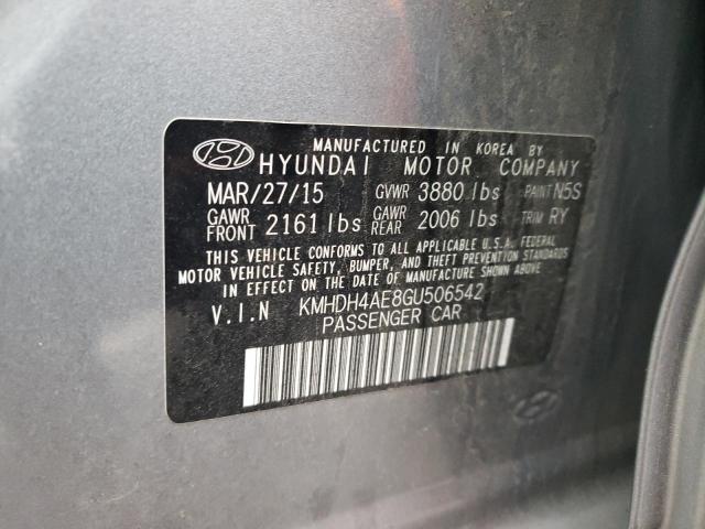 Photo 11 VIN: KMHDH4AE8GU506542 - HYUNDAI ELANTRA GT 