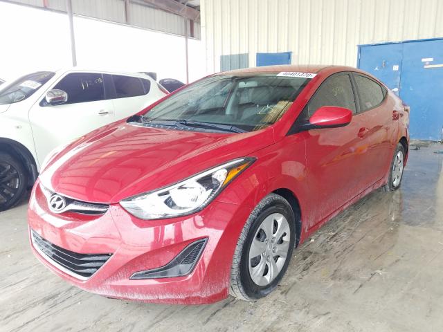 Photo 1 VIN: KMHDH4AE8GU517783 - HYUNDAI ELANTRA SE 