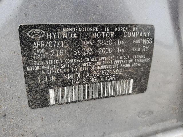 Photo 9 VIN: KMHDH4AE8GU520392 - HYUNDAI ELANTRA SE 