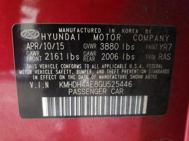 Photo 11 VIN: KMHDH4AE8GU525446 - HYUNDAI ELANTRA 