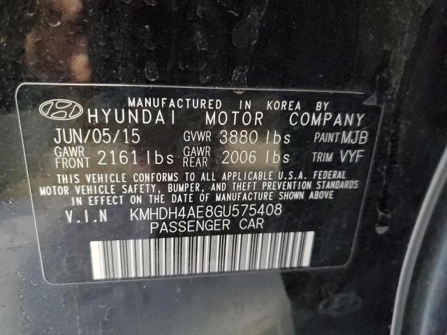 Photo 9 VIN: KMHDH4AE8GU575408 - HYUNDAI ELANTRA SE 