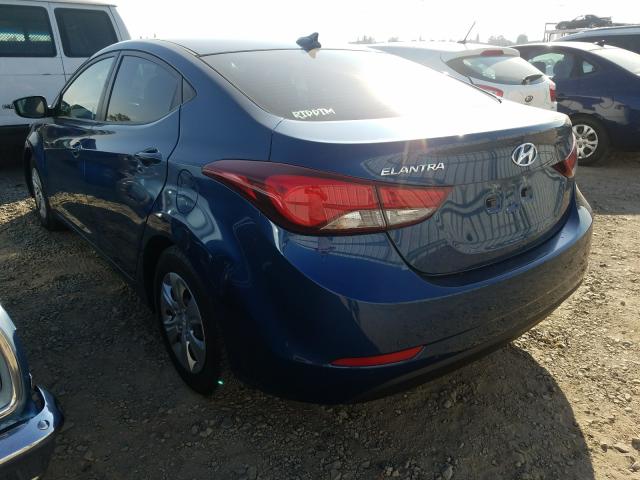 Photo 2 VIN: KMHDH4AE8GU649118 - HYUNDAI ELANTRA SE 