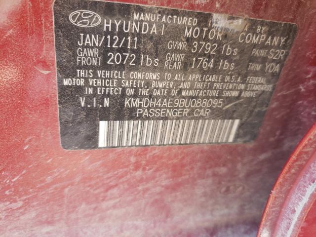 Photo 9 VIN: KMHDH4AE9BU088095 - HYUNDAI ELANTRA GL 