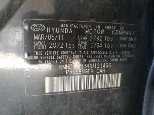 Photo 11 VIN: KMHDH4AE9BU121466 - HYUNDAI ELANTRA 