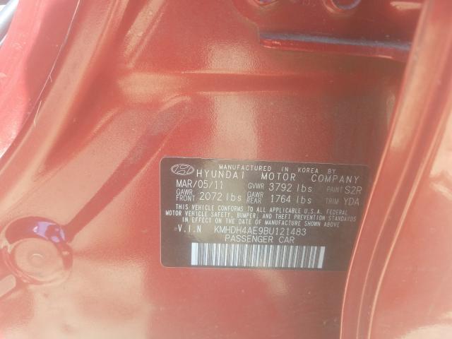 Photo 9 VIN: KMHDH4AE9BU121483 - HYUNDAI ELANTRA GL 