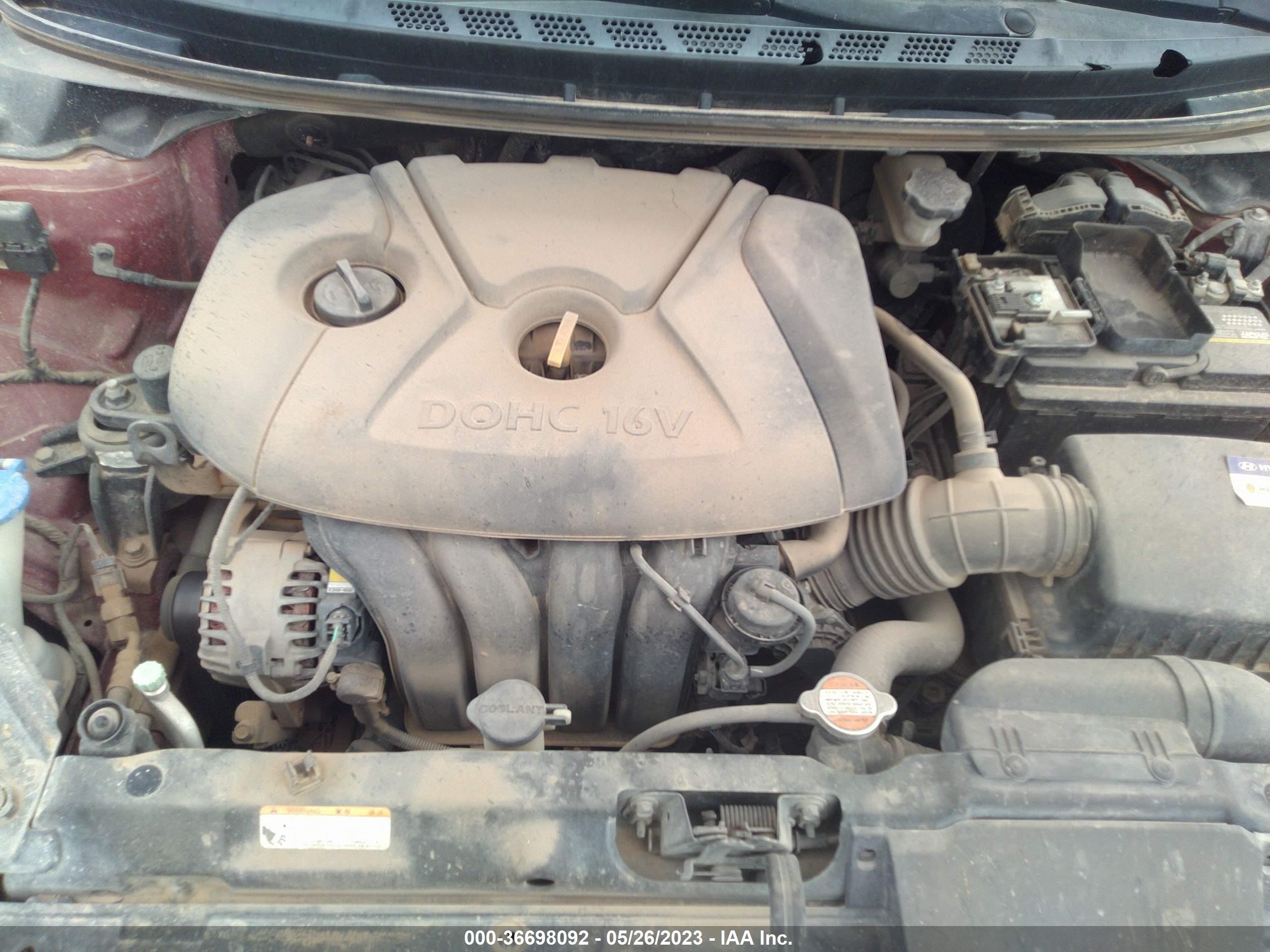 Photo 9 VIN: KMHDH4AE9BU145461 - HYUNDAI ELANTRA 