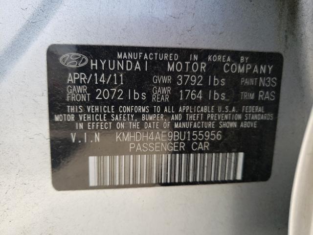 Photo 9 VIN: KMHDH4AE9BU155956 - HYUNDAI ELANTRA GL 