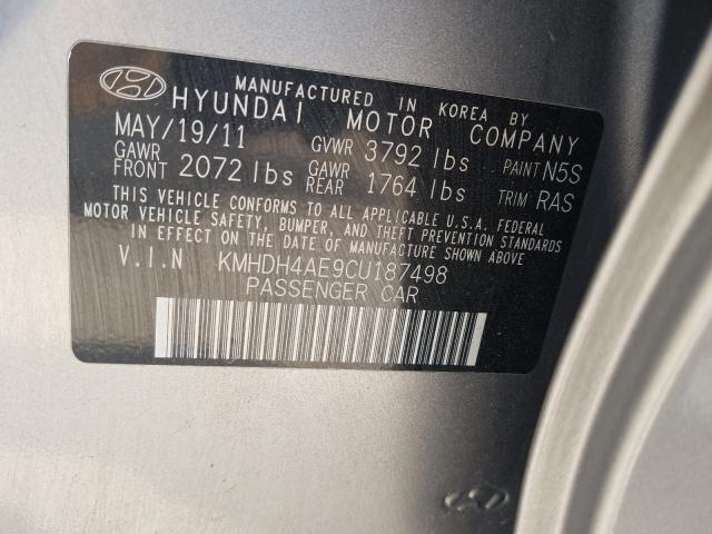 Photo 9 VIN: KMHDH4AE9CU187498 - HYUNDAI ELANTRA GL 