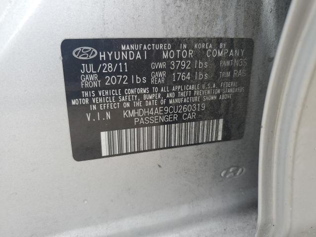 Photo 12 VIN: KMHDH4AE9CU260319 - HYUNDAI ELANTRA GL 