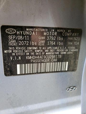 Photo 11 VIN: KMHDH4AE9CU298178 - HYUNDAI ELANTRA GL 