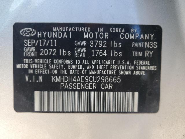 Photo 12 VIN: KMHDH4AE9CU298665 - HYUNDAI ELANTRA GL 