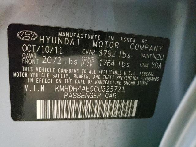 Photo 11 VIN: KMHDH4AE9CU325721 - HYUNDAI ELANTRA GL 