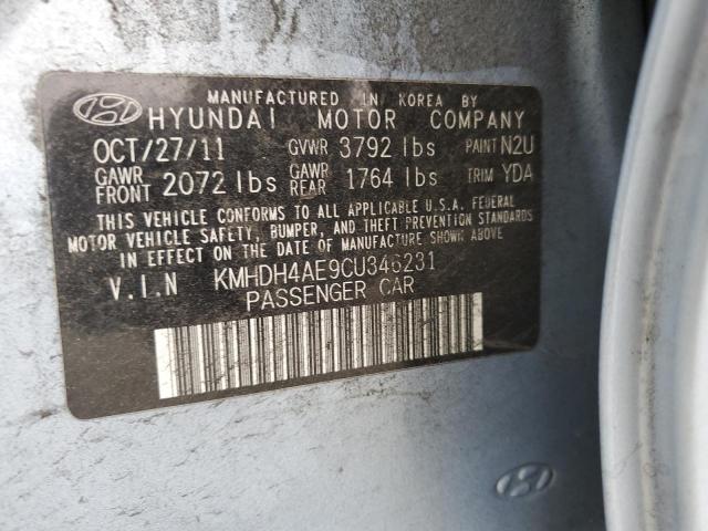 Photo 11 VIN: KMHDH4AE9CU346231 - HYUNDAI ELANTRA 