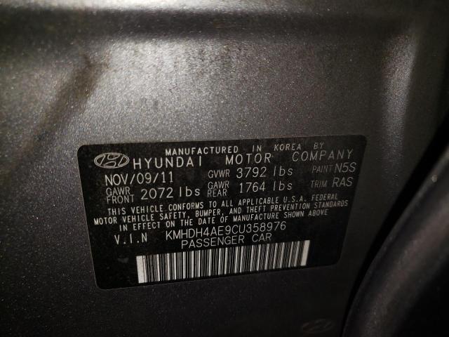 Photo 9 VIN: KMHDH4AE9CU358976 - HYUNDAI ELANTRA GL 