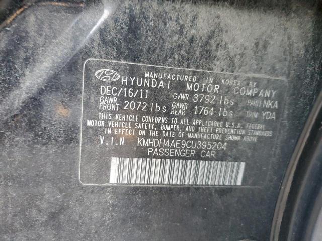 Photo 11 VIN: KMHDH4AE9CU395204 - HYUNDAI ELANTRA GL 