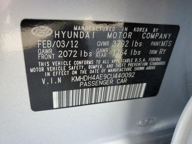 Photo 11 VIN: KMHDH4AE9CU440092 - HYUNDAI ELANTRA GL 