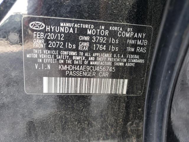 Photo 9 VIN: KMHDH4AE9CU456745 - HYUNDAI ELANTRA GL 