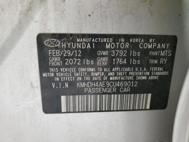 Photo 11 VIN: KMHDH4AE9CU469012 - HYUNDAI ELANTRA 