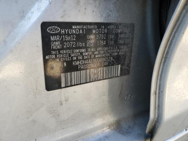 Photo 12 VIN: KMHDH4AE9DU486524 - HYUNDAI ELANTRA 