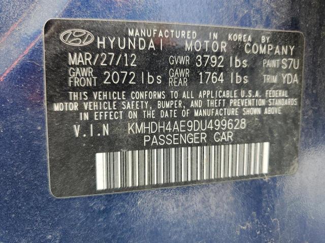 Photo 11 VIN: KMHDH4AE9DU499628 - HYUNDAI ELANTRA GL 