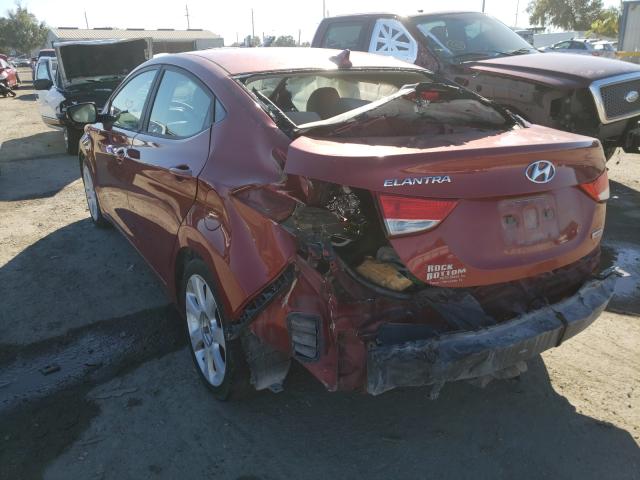 Photo 2 VIN: KMHDH4AE9DU519215 - HYUNDAI ELANTRA GL 