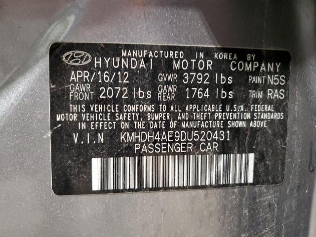 Photo 11 VIN: KMHDH4AE9DU520431 - HYUNDAI ELANTRA GL 