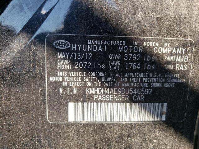 Photo 11 VIN: KMHDH4AE9DU546592 - HYUNDAI ELANTRA GL 