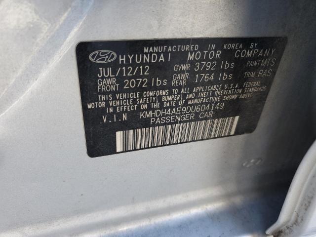 Photo 11 VIN: KMHDH4AE9DU604149 - HYUNDAI ELANTRA GL 