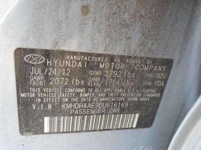 Photo 11 VIN: KMHDH4AE9DU616169 - HYUNDAI ELANTRA GL 