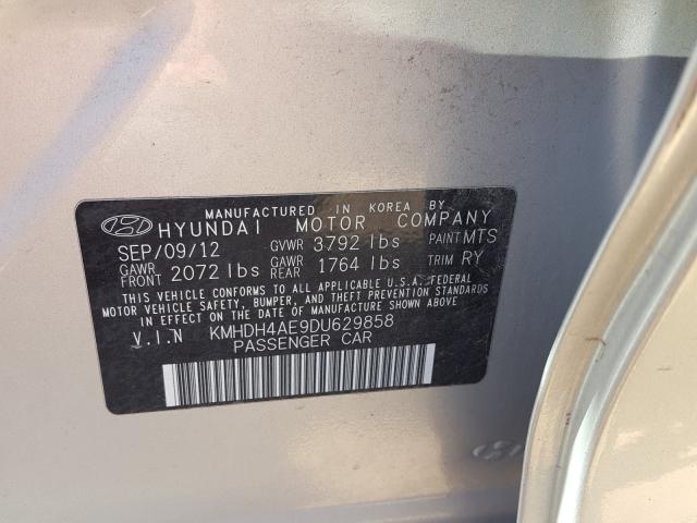 Photo 9 VIN: KMHDH4AE9DU629858 - HYUNDAI ELANTRA GL 