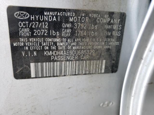 Photo 9 VIN: KMHDH4AE9DU685329 - HYUNDAI ELANTRA GL 