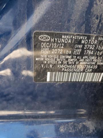 Photo 11 VIN: KMHDH4AE9DU736439 - HYUNDAI ELANTRA GL 