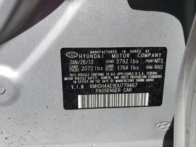 Photo 11 VIN: KMHDH4AE9DU779467 - HYUNDAI ELANTRA GL 