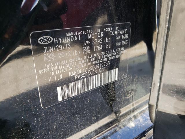 Photo 9 VIN: KMHDH4AE9DU919758 - HYUNDAI ELANTRA 