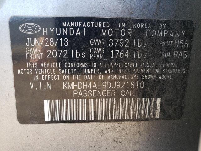 Photo 11 VIN: KMHDH4AE9DU921610 - HYUNDAI ELANTRA 