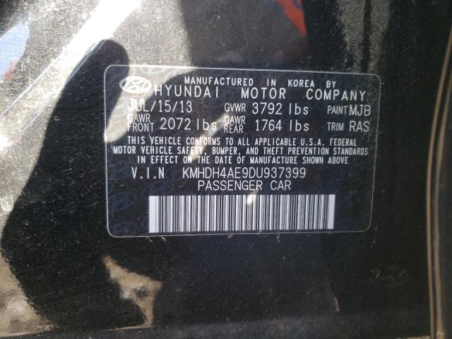 Photo 9 VIN: KMHDH4AE9DU937399 - HYUNDAI ELANTRA 