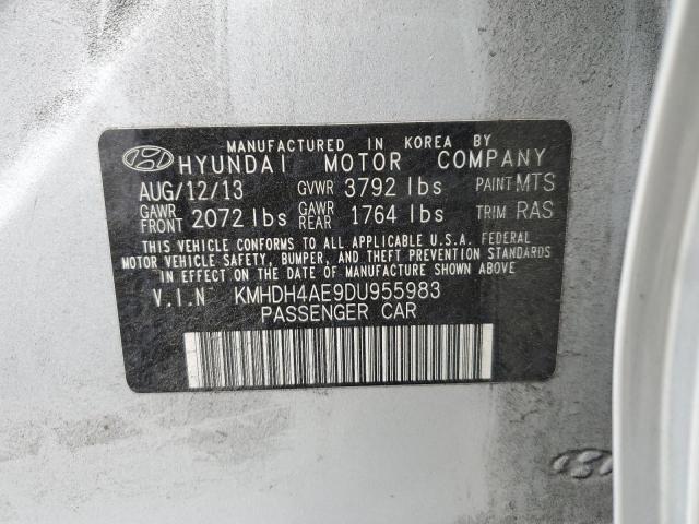 Photo 11 VIN: KMHDH4AE9DU955983 - HYUNDAI ELANTRA 