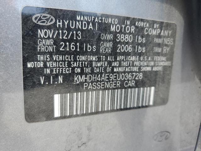 Photo 11 VIN: KMHDH4AE9EU036728 - HYUNDAI ELANTRA 