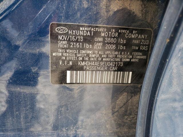 Photo 11 VIN: KMHDH4AE9EU042173 - HYUNDAI ELANTRA 