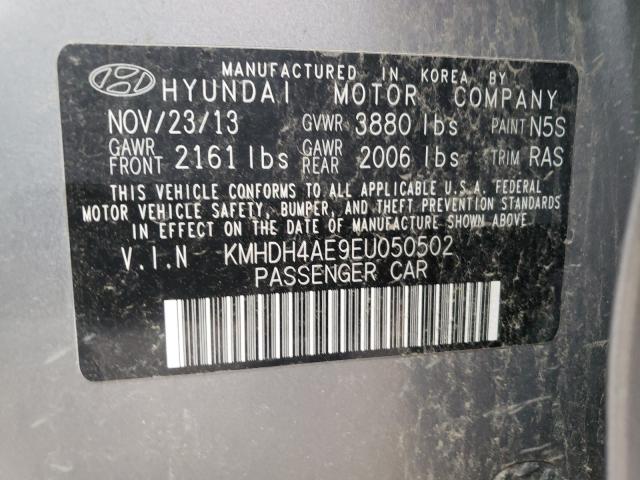 Photo 9 VIN: KMHDH4AE9EU050502 - HYUNDAI ELANTRA SE 