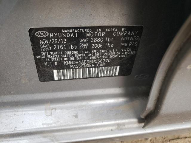 Photo 9 VIN: KMHDH4AE9EU056770 - HYUNDAI ELANTRA SE 