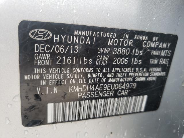 Photo 9 VIN: KMHDH4AE9EU064979 - HYUNDAI ELANTRA SE 