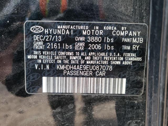 Photo 9 VIN: KMHDH4AE9EU087078 - HYUNDAI ELANTRA SE 