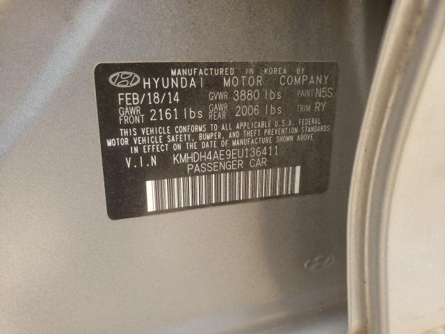 Photo 9 VIN: KMHDH4AE9EU136411 - HYUNDAI ELANTRA SE 