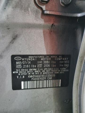 Photo 11 VIN: KMHDH4AE9EU155699 - HYUNDAI ELANTRA 