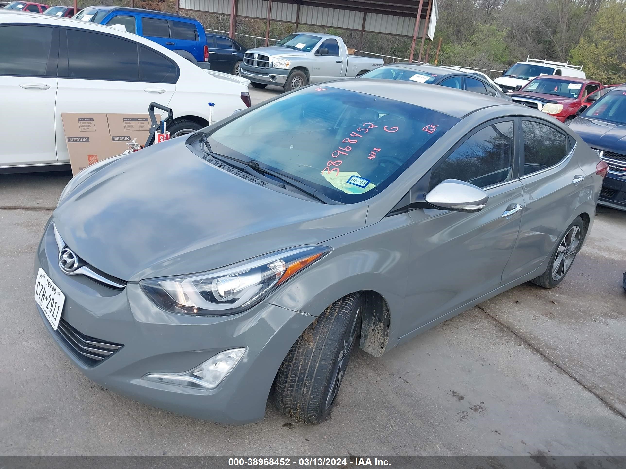 Photo 1 VIN: KMHDH4AE9EU161731 - HYUNDAI ELANTRA 